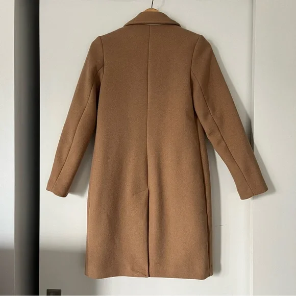 ☁️ SOLD ☁️ Abercrombie and Fitch Wool-Blend Dad Coat - Picture 7 of 7